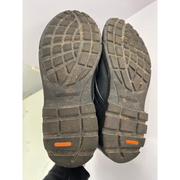 Rockport Men's Size 8 Storm Surge Plain Toe Boot Black Hydro-shield Waterproof - Picture 7 of 13